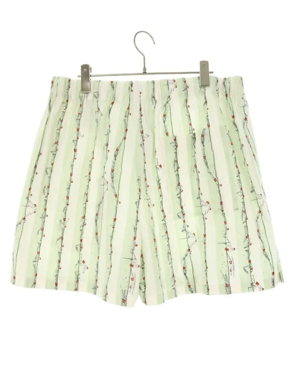 Bottega Veneta Total Pattern Cotton Shorts XL